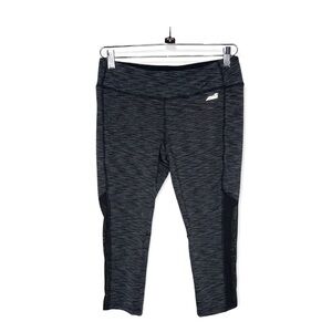 AVIA Gray Talla Capri Leggings with Mesh on Legs M